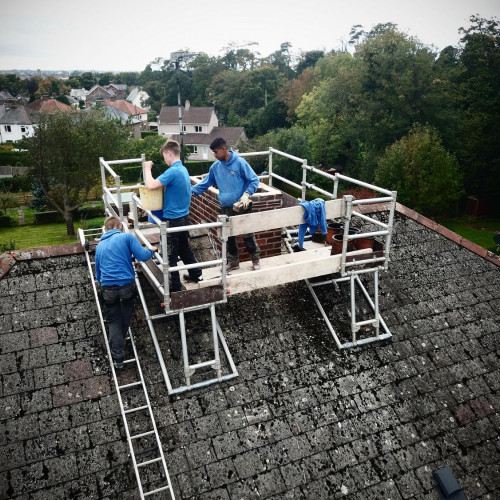 CHIMNEY SCAFFOLDING