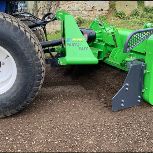 Mini Tractor And Power Box Rake - Rotarake 5ft Harley