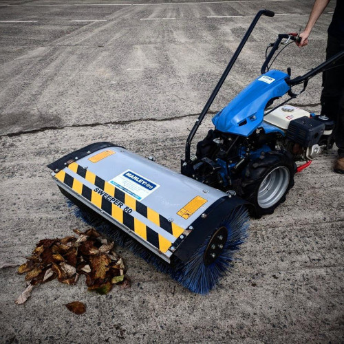2 Wheel Tractor With Sweeper Brush 80cm