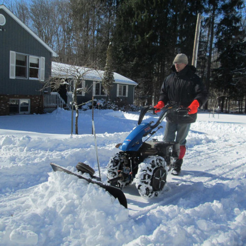 2 Wheel Tractor With Snow Plow