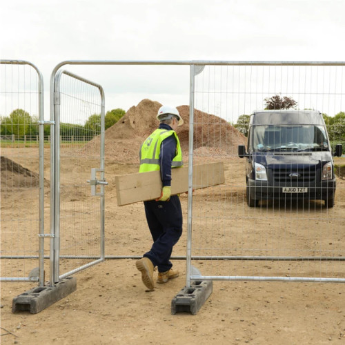 Heras Site Temporary Fencing With Gate