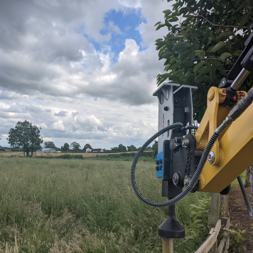 3 Ton Digger Post Rammer Knocker