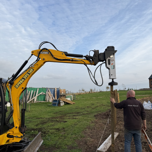 Hydraulic Pecker & Post Driver