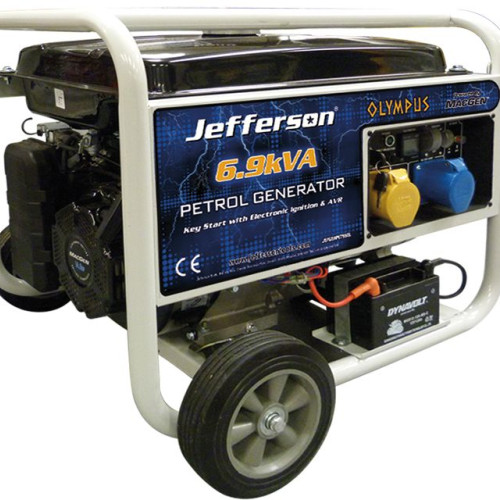 Jefferson 6.9kVA Petrol Generator (Electric Start)