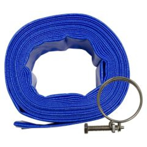 Jefferson 50mm x 10m Layflat Hose with Clamp